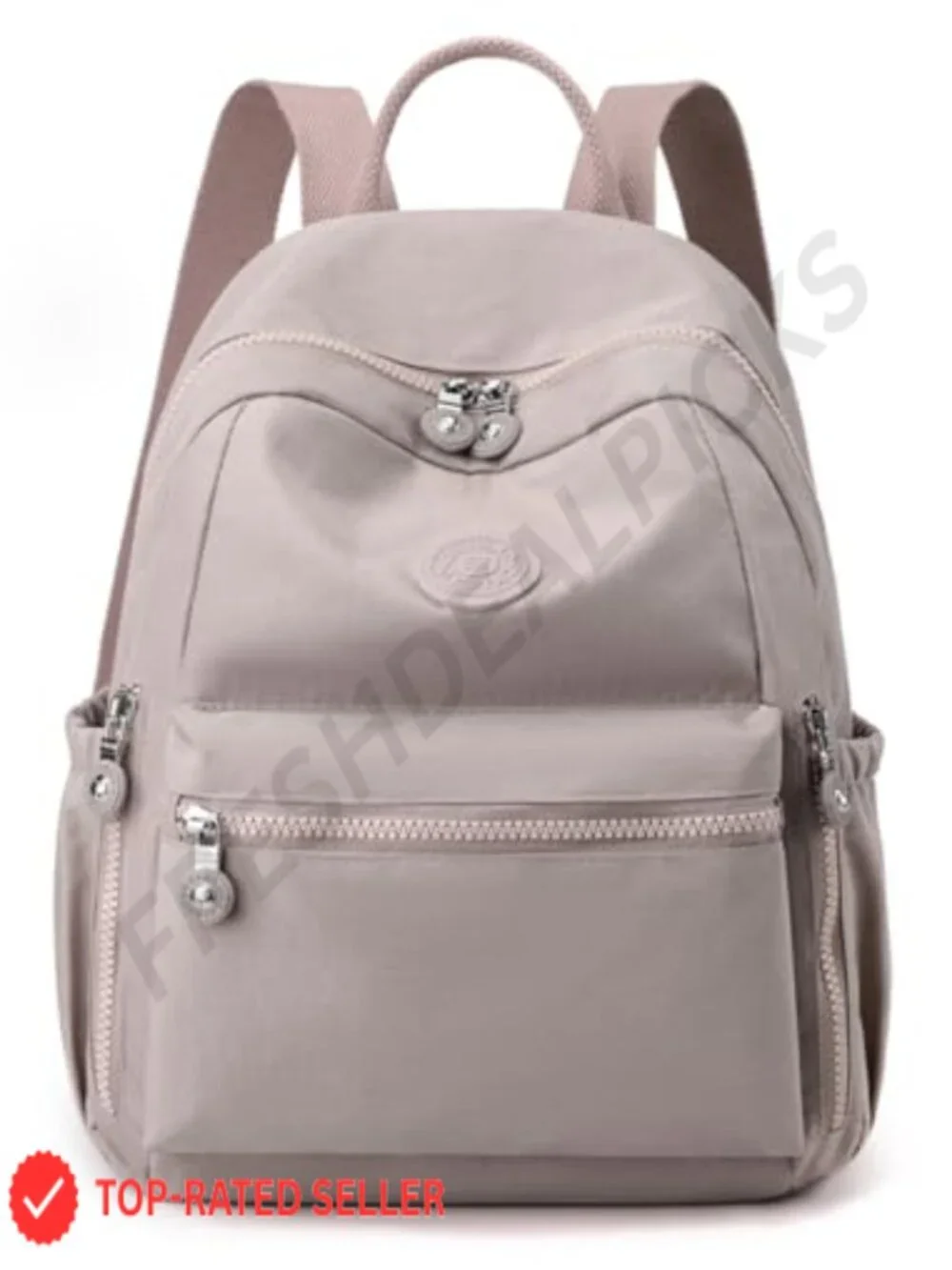 Mini Women's Nylon Backpack Purse Casual Daypack with 10 Pockets Fits iPad